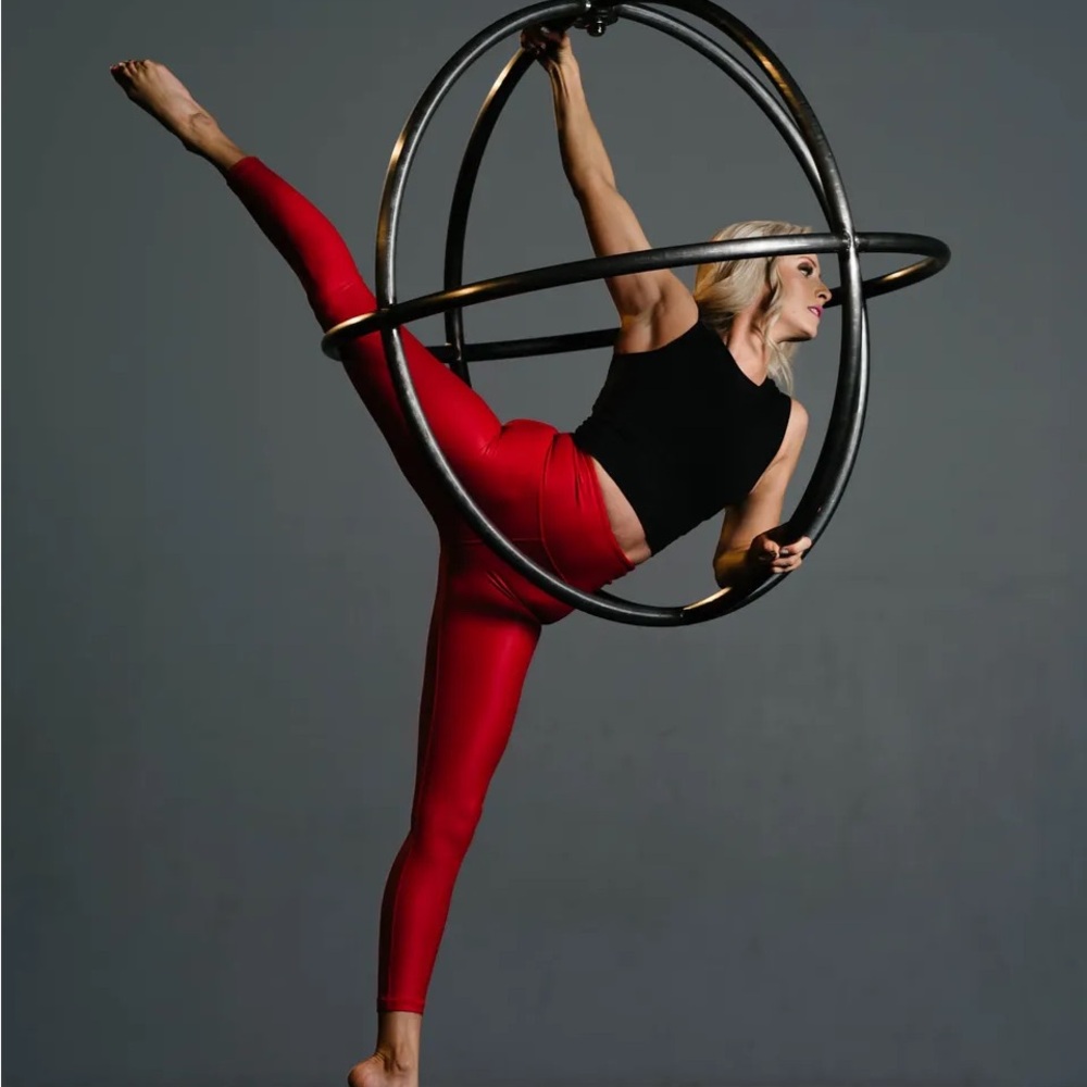 Women's Red Leggings